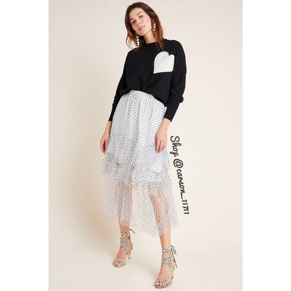Anthropologie Dresses & Skirts - 🦄NWT Anthropologie Asymmetrical Tulle Skirt S